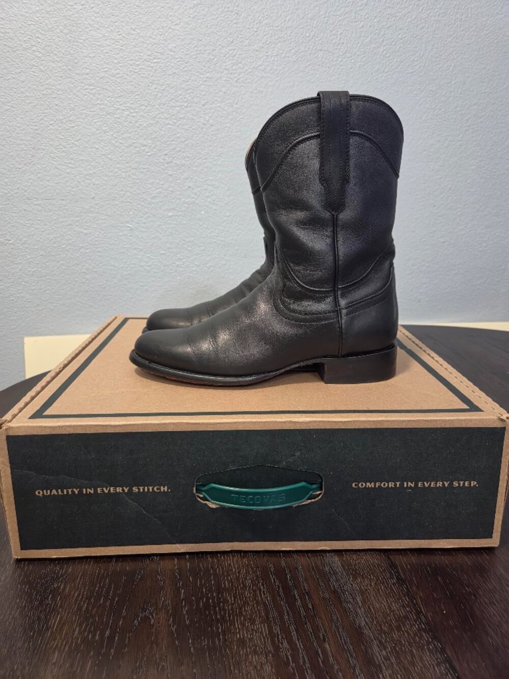 TECOVAS - The Earl - Midnight - Cowhide
